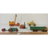 Image 3 : LOT OF 6 - DINKY TOYS DIECAST MODELS - AVELING-BARFORD, LORRY MOUNTED CRANE, REAR DUMP TRUCK, ETC