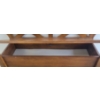 Image 6 : ARTS & CRAFT STORAGE BENCH - RED WOOD STAIN