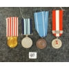 Image 1 : LOT OF 4 - WWI FRANCE, WWII INDIA, UN & UNKNOWN MEDALS