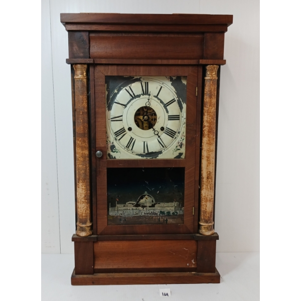 SETH THOMAS COLUMN WEIGHT CLOCK