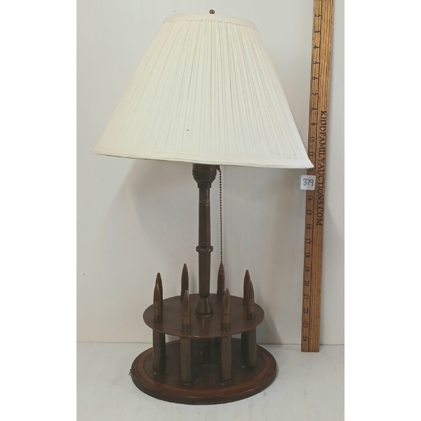 TRENCH ART LAMP USING INERT RNDS