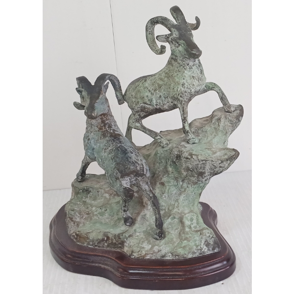 COPPER MOUNTAIN GOATS STATUE