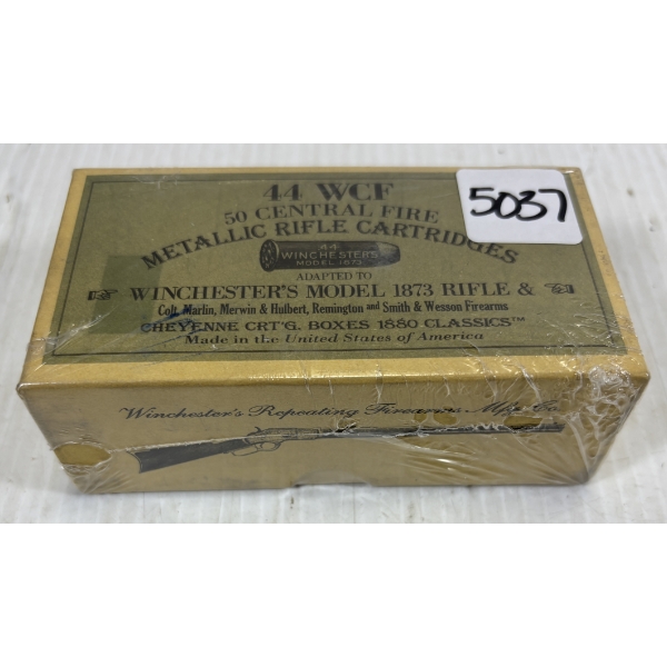 AMMO: 50 X WINCHESTER .44 WCF 
