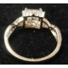 Image 2 : STERLING & CZ HALO TWIST RING