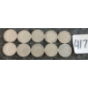 Image 2 : LOT OF 10 - 1947 CDN 10 CENT COINS