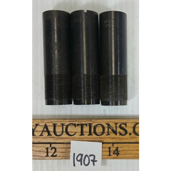 LOT OF 3 - MOSSBERG ACCUMAG 12GA CHOKE TUBES