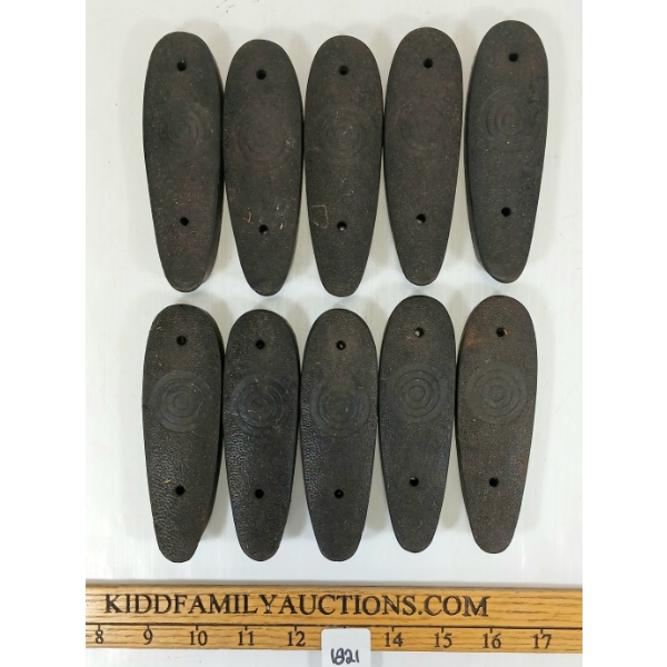 LOT OF 10 - MISC BUTT PLATES