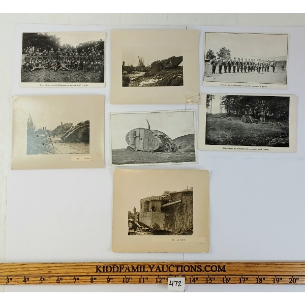 LOT OF 14 - WWI & ARMORY POSTCARDS