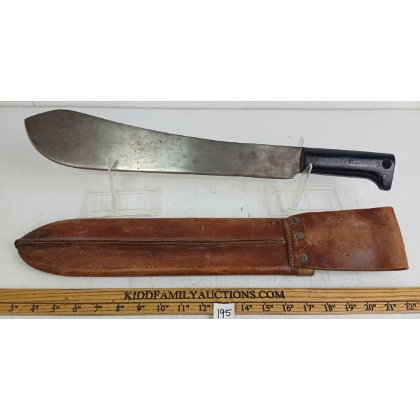 1940 NO. 1250 LEGITMUS COLLINS & CO. MACHETE W/ SHEATH