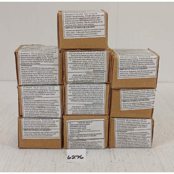 AMMO: 100X 7.62X39 FMJ SOVIET ARMY SURPLUS