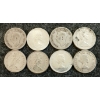 Image 2 : LOT OF 8 - 1943-1966 CDN 25 CENT COINS