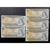Image 6 : LOT OF 18 - 1973 CDN $1 BANKNOTES - INCL CONSECUTIVE