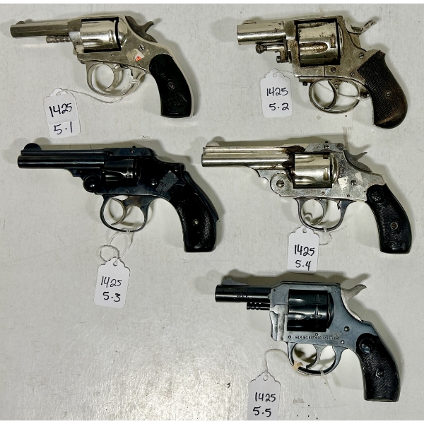 LOT OF 5 -  PROHIBITED HANDGUNS