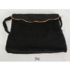 Image 1 : JOSEF BLACK BEADED HANDBAG