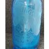 Image 4 : RAWLINGS BY APPOINTMENT TO H.M. THE KING - COBALT ACID-ETCHED - SYPHON BOTTLE