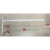 Image 1 : LOT OF 3 - 4FT PIPE CLAMPS & DRYWALL SQUARE