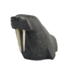 Image 1 : WALRUS BY UNKNOWN ARTIST - STONE W/ IVORY TUSKS