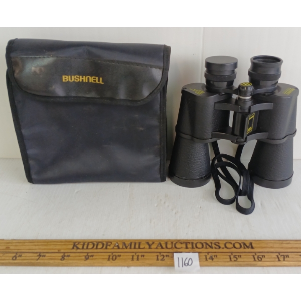 BUSHNELL 10X50 FIELD 5.5 BINOCULARS W/ CASE