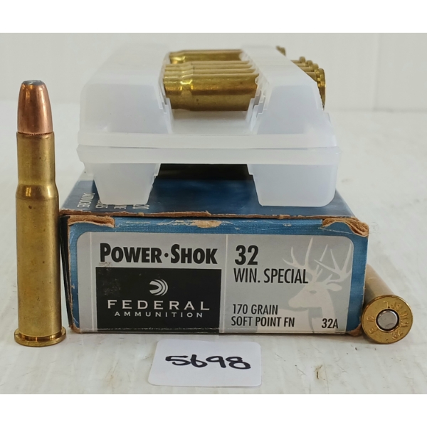 AMMO: 16X FEDERAL .32 WIN SPL - 170GR - SP FN
