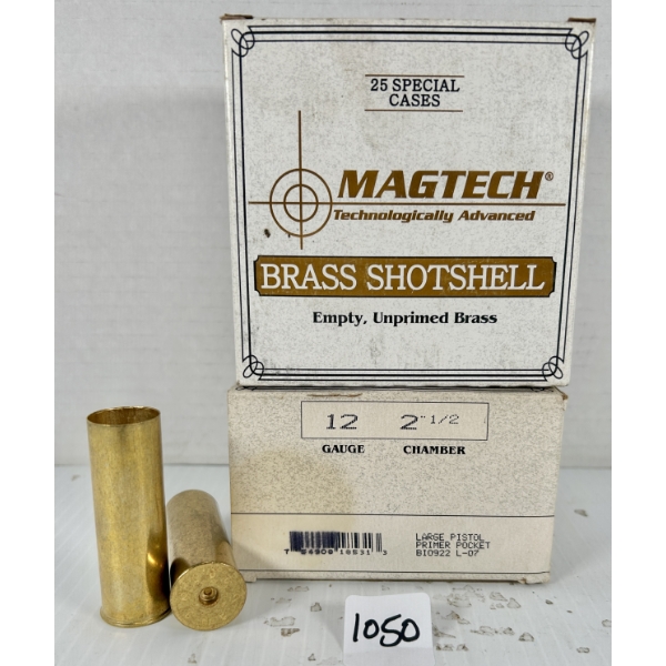 BRASS: 49X MAGTECH 12 GA 2-1/2 IN - AS NEW