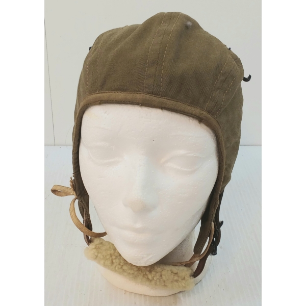 WWII US ARMY AIR FORCES TYPE A-9 FLIGHT HELMET