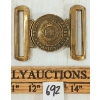 Image 1 : ROYAL CANADIAN ENGINEERS BRASS BELT BUCKLE