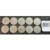 Image 2 : LOT OF 10 - 1964-1968 CDN 10 CENT COINS