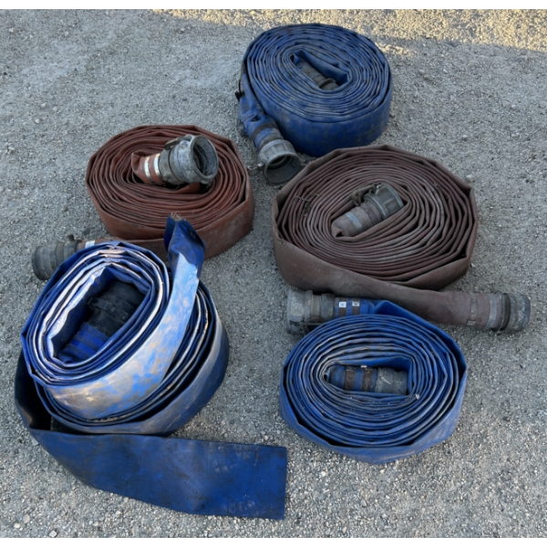 JOB LOT - 3 INCH WATER HOSES