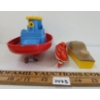 Image 2 : LOT OF 3 - JET-QUEEN SPEED BOAT, MYSTERY BOAT & TUG BOAT - INCL IDEAL'S & IRWIN, ETC.