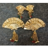 Image 3 : LOT OF 4 - HASKELL STYLE BROOCHES & SCREW-BACK EARRINGS
