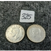 Image 2 : LOT OF 2 - 1947 CDN 50 CENT COINS