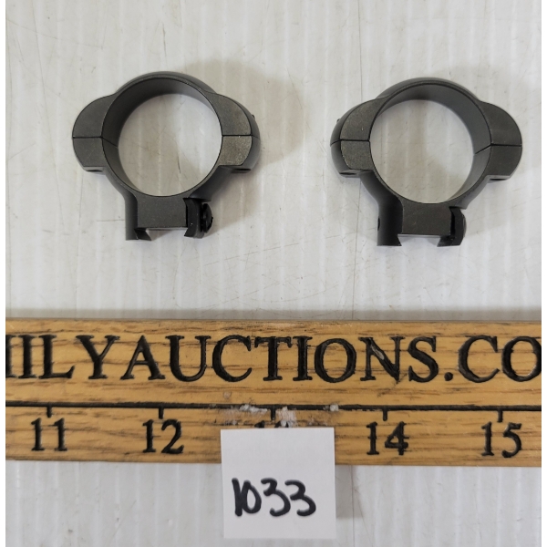 PAIR OF 1IN TUBE RINGS - FOR NARROW BASE OR DOVETAIL
