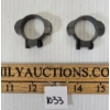Image 1 : PAIR OF 1IN TUBE RINGS - FOR NARROW BASE OR DOVETAIL