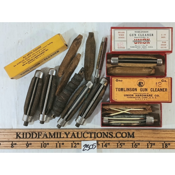 LOT OF 12 - TOMLINSON SHOTGUN CLEANERS