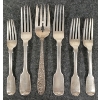 Image 1 : LOT OF 6 - S. KIRK & SON STERLING SILVER FLATWARE