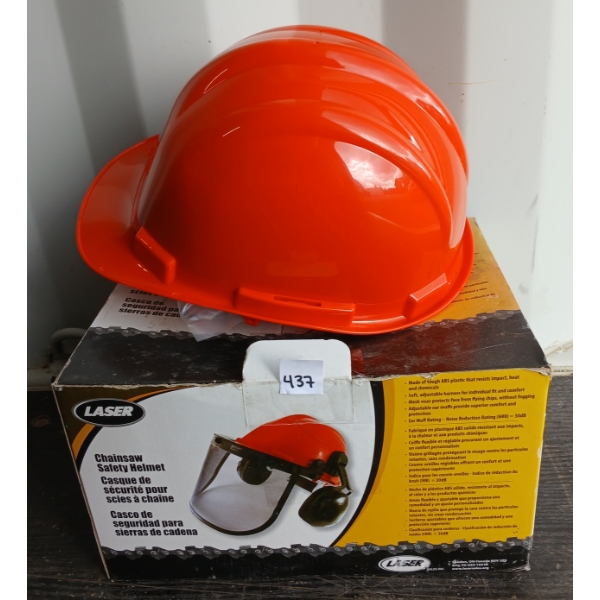 LASER CHAINSAW SAFETY HELMET