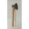 Image 2 : 1842-1852 GEORGE LEAVITT HAND FORGED BROAD AXE