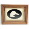 Image 1 : CANADIAN NATIVE AUTHENTIC FRAMED CARIBOU HAIR TUFTING BY JESSIE WASTASTICOOT