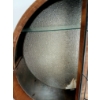 Image 11 : CIRCULAR CHINA CABINET - ART DECO - WALNUT 