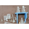 Image 2 : JOB LOT - APOTHECARY PYREX GLASSWARE & STANDS