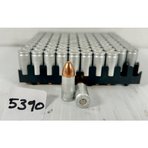 AMMO: 100X BLAZER 9 MM - 115 GR FMJ