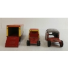 Image 4 : LOT OF 3 - MARX & WYANDOTTE TIN TRUCKS & LIVESTOCK TRAILER