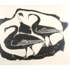 Image 2 : "SWANS" BY JUANISIALU IRQUMIA (1912 - 1977) - STONECUT