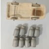 Image 8 : LOT OF 12 - DIECAST & RUBBER MODEL CARS - CORGI CLASSICS, AUBURN RUBBER, SCHUCCO, ETC