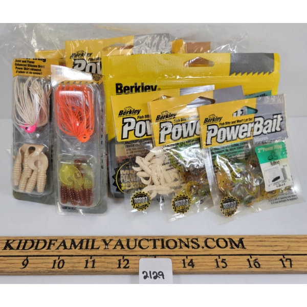 QTY OF POWERBAIT RUBBER BAIT