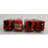Image 3 : LOT OF 4 - MARX PRESSED TIN NEW YORK CENTRAL TRAIN CARS