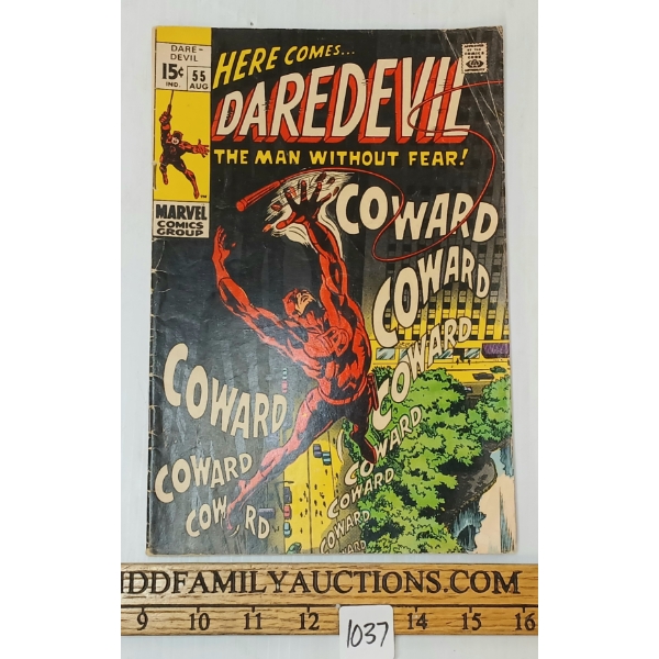 MARVEL COMICS "HERE COMES DAREDEVIL: THE MAN WITHOUT FEAR" NO. 55 COMIC BOOK