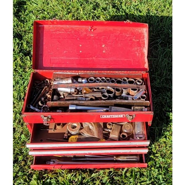 CRAFTSMAN TOOL BOX W/ CONTENTS