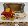 Image 1 : RELIABLE MINI REPLICA STAGE COACH W/ GALLOPING HORSES
