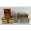 Image 6 : LOT OF 4 - BISCUIT & TEA TINS - INCL ELKES, CLARINCO & CHITTAGONG, ETC.